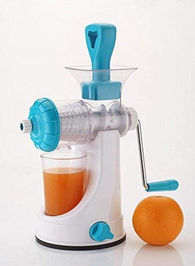 SEASPIRIT Hand Juicer for Fruits and Vegetables with Steel Handle Vacuum Locking System, Shake, Smoothies, Travel Juicer for All Fruits (Green) - Image 5